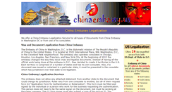 Desktop Screenshot of chinaembassy.us