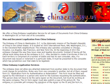 Tablet Screenshot of chinaembassy.us