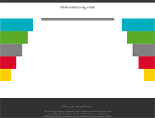 Tablet Screenshot of chinaembassy.com